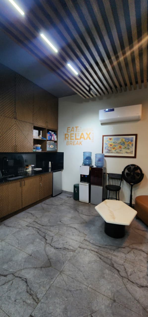 CommServ institute reception and entrance in Lahore