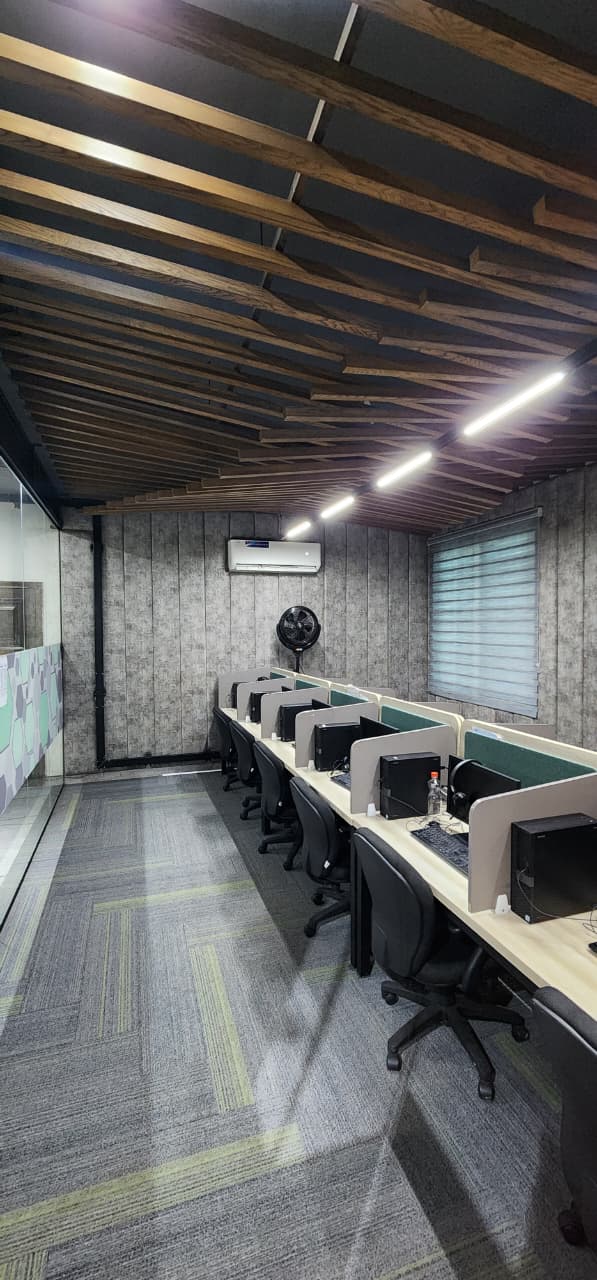 CommServ student lounge and break area in Lahore